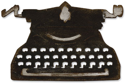 8. Sizzix Bigz Die - Vintage Typewriter by Tim Holtz