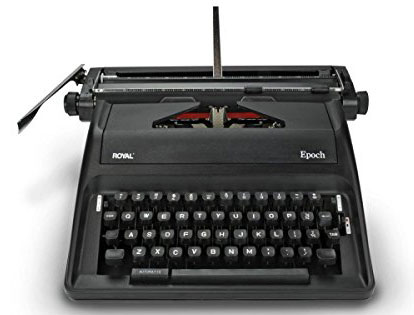 10. Royal Epoch Portable Manual Typewriter