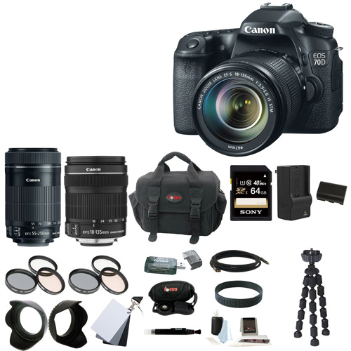 10. Canon EOS 70D EFS 18-135mm IS STM Kit