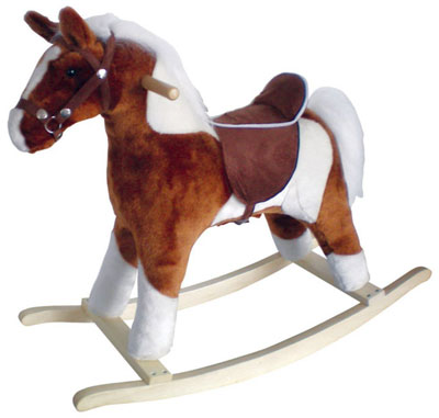 1. Plush Rocking Horse with Realistic Sounds for Toddlers, Top 10 Best Rocking Horses For Toddlers Reviews
