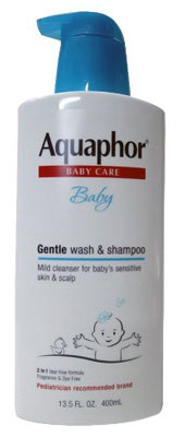 5. Eucerin Aquaphor Baby Gentle Wash & Shampoo