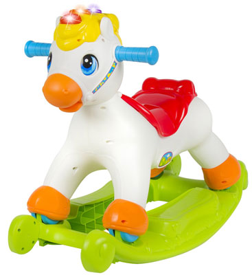 6. Best Choice Products Musical Educational Rocking Horse