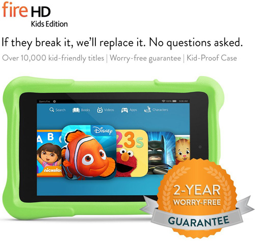 3. Fire HD 6 Kids Edition Tablet