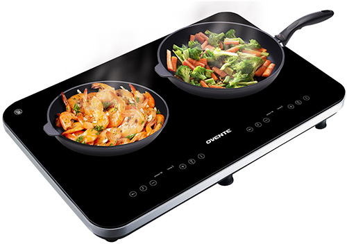 4. Ovente Cool Touch Portable Induction Cooktop 