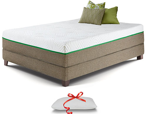 1. Resort Sleep Memory Foam Mattress with Bonus Memory Foam Pillow