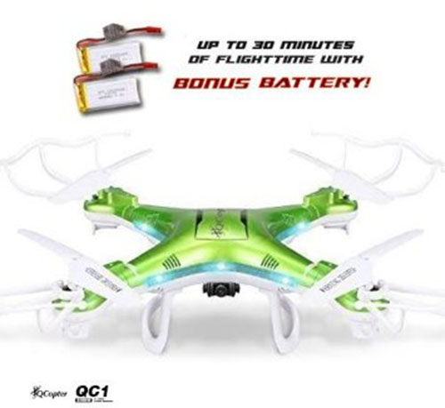 4. QCopter QC1 Quadcopter Drones with HD Camera