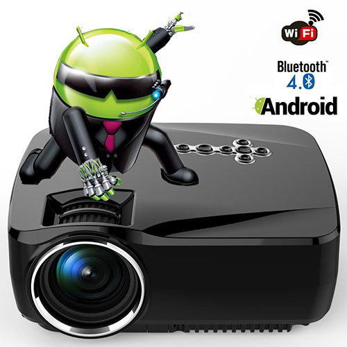 5. Android WiFi Bluetooth Projector