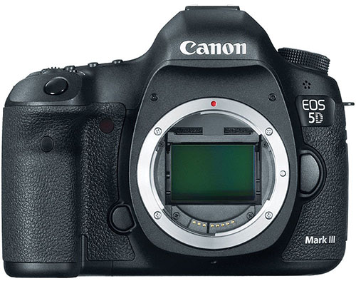 6. Canon EOS 5D Mark III 22.3 MP Full Frame CMOS with 1080p Full-HD Video Mode Digital SLR Camera Body