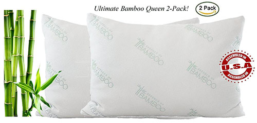 3. Ultimate Bamboo Pillow -Stay Cool Pillow