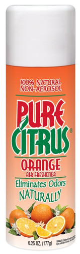 9. North American Pure Citrus Orange Air Freshener by Blue Magic