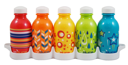 2. Reduce Water Week Kids Kaleidoscope 5 Bottle Set