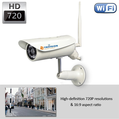 8. TriVision NC-326PW HD 720P Outdoor Internet Home Security Camera System