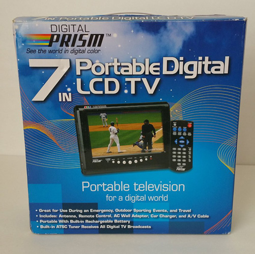 1. Digital Prism ATSC-710 7, Portable Television