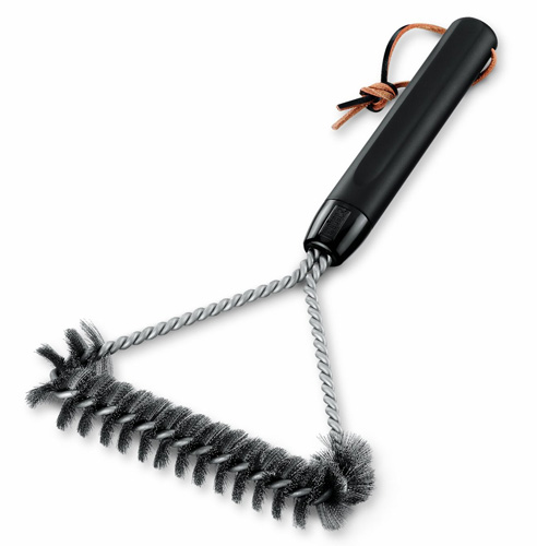 3. Weber 6494 12-Inch 3-Sided Grill Brush