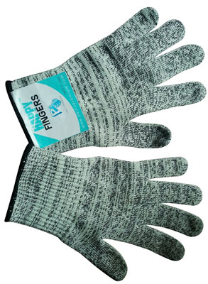 8. Happy Fingers for Kitchen Cut Resistant Gloves