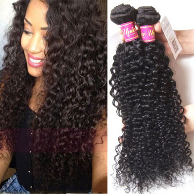 4. Brazilian Curly Virgin Hair Weave