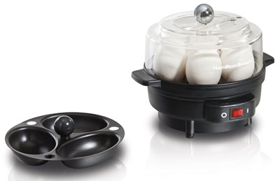 6. Hamilton Beach 25500 Egg Cooker with Built-In Timer