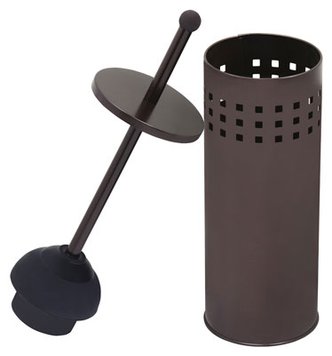 9. Blue Donuts Aerated Toilet Plunger in Bronze Powder Coated Finish