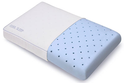 5.Classic Brands Cool Sleep Ventilated Gel Memory Foam Gusseted Pillow