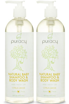 4. Puracy Baby Shampoo & Body Wash
