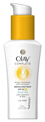 #8. Olay Complete Daily Defense All Day Moisturizer With Sunscreen SPF30 Sensitive Skin, 2.5 fl. Oz., 2 Count
