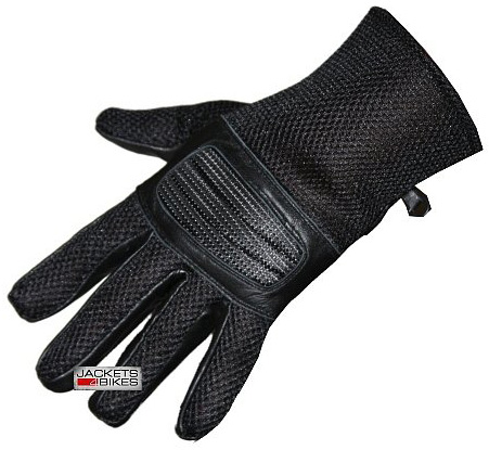 #4. Jackets 4 Bikes S14 Summer Mesh Motorcycle Bike Gloves in Black