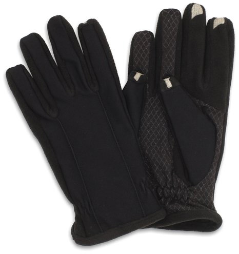 #8.Isotoner Men's Smartouch Tech Stretch Gloves