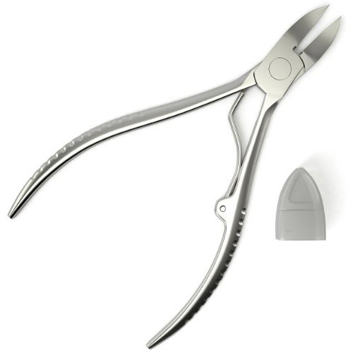 #4. The Klip Pro Toenail Clippers For Thick Nails/Nail Nipper, Premium Quality, Brushed Stainless Steel, 5 Inches Long