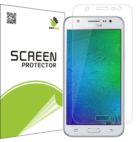 #5. [5 Pack] Saver Hand - High Definition Clear Screen Protector for Samsung Galaxy J7