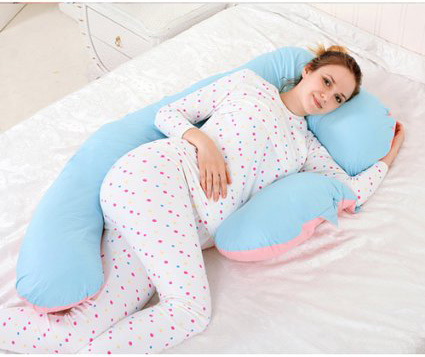 #5. U-miss Oversize Pregnant Sleep Body Maternity Belly Contour Pillow