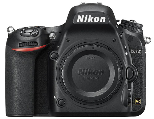 5. Nikon D750 FX-format Digital SLR Camera Body
