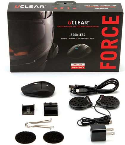 6. UCLEAR Digital Force Bluetooth Helmet System