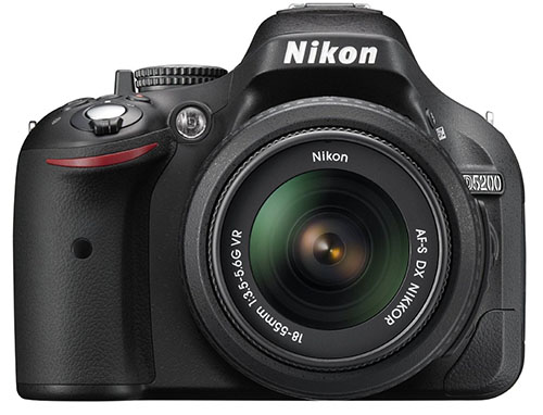5. Nikon D5200 24.1 MP Digital SLR 