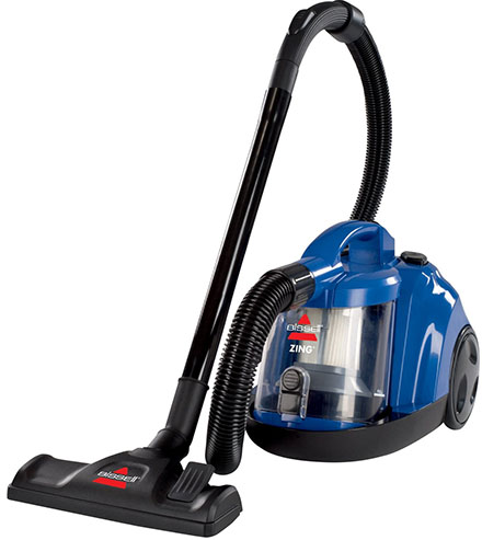 6. BISSELL Zing Rewind Bag-less Canister Vacuum