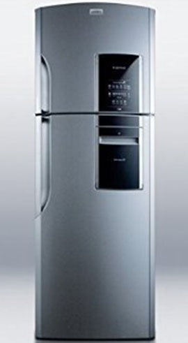 1. Summit Ingenious FF1525PL 14.12 cup. ft. Top Freezer Refrigerator In Platinum