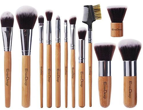 6. 12 Pieces Makeup Brush Set 