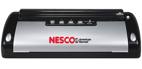 6. Nesco VS-02 Food Vacuum Sealer-Black/Silver