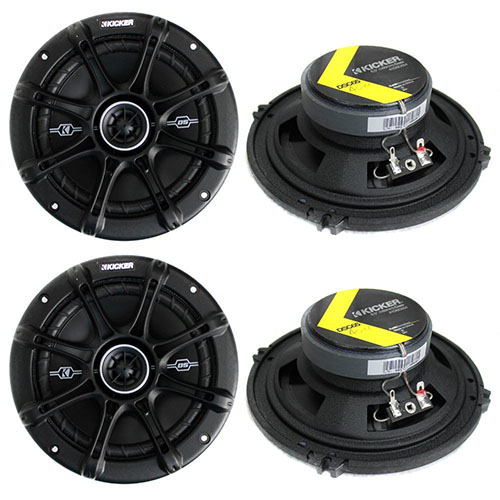 3. 2-Way 4-Ohm Coaxial Speakers (Pair) 
