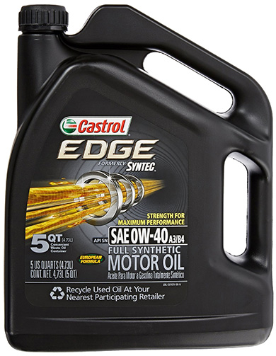 6. Castrol Synthetic Motor Oil
