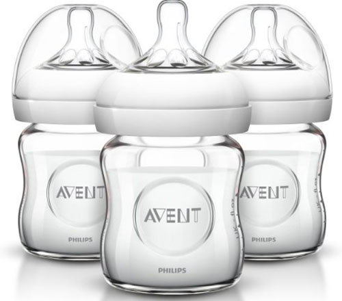 1. Philips AVENT Natural Glass Bottle