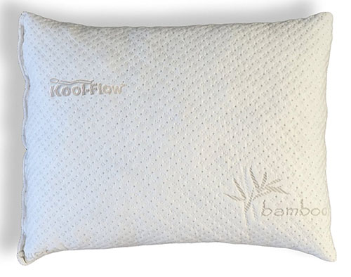 2. Slim Hypoallergenic Bamboo Pillow