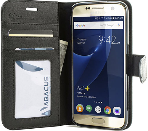 2. Abacus24-7 Galaxy S7 Case, Wallet