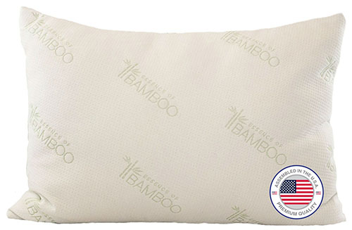 7. Bamboo Pillow - Most Comfortable Alternative Down Hypoallergenic Pillow