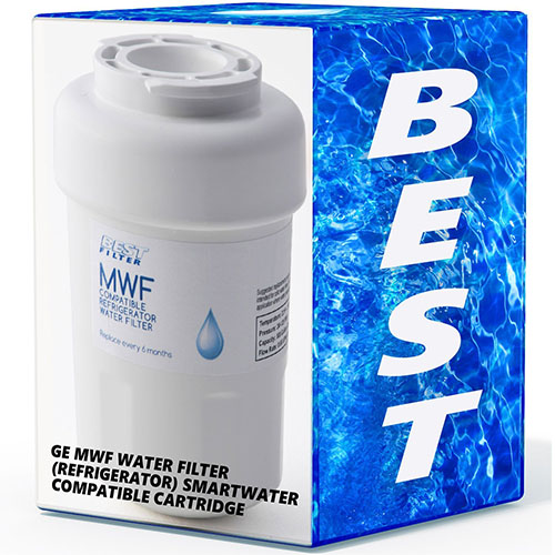 1.  Best Brand GE MWF Refrigerator Water Filter Smartwater Compatible Cartridge