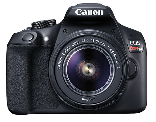 4. Canon EOS T6 Digital SLR Camera Kit 