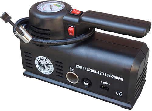 6. Portable Air Compressor Pump w/ storage bag