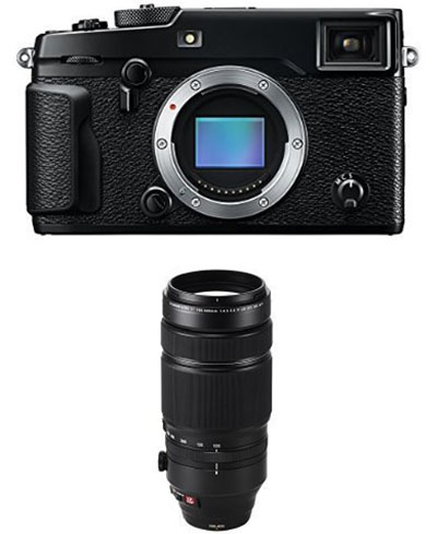 7.FujiFilm X-Pro2 Body Professional Mirrorless Camera+ XF 100-400mm F4.5 -5.6 R LM OIS WR