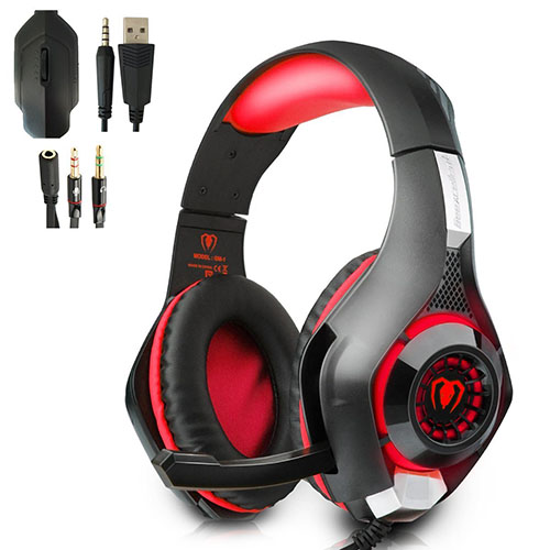 7. Beexcellent Gaming Headset with Mic for PlayStation 4