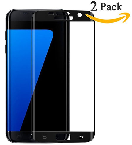 7. Glass Screen Protector, Caka 3D Curved