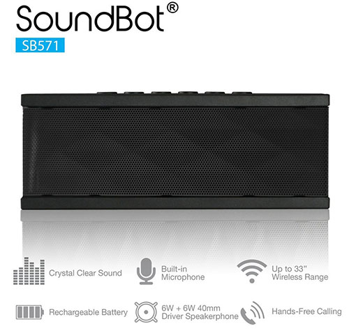 5. SoundBot Bluetooth Wireless Speaker